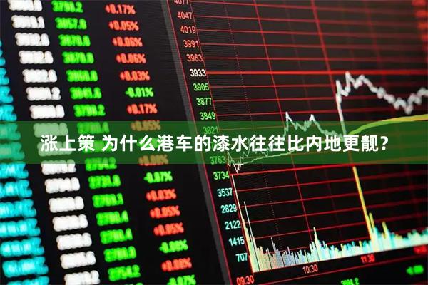 涨上策 为什么港车的漆水往往比内地更靓？